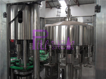 日本酒のガラス ビンの注入口機械産業 3 -内部の 1 つの熱い満ちるライン