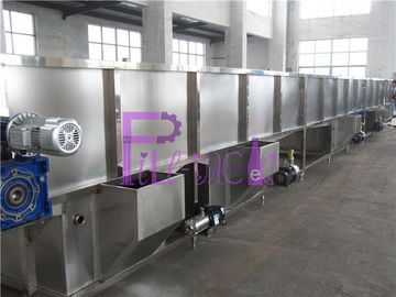 熱い詰物の飲み物のびんのパッキング機械ジュースの冷却の滅菌装置システム飲料工業