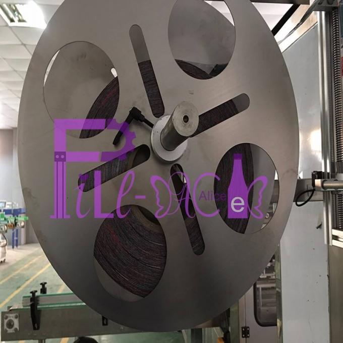 二重ヘッド伸張の袖のアプリケーター機械PLCのプログラマブル制御 0