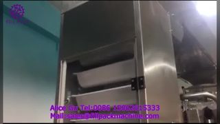 2284 J122 縦型フィルム巻き製袋バックシール冷凍餃子包装機