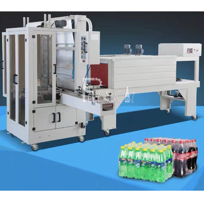 PEのフィルムの収縮包装の包装機械Lタイプ ペット天然水ビール プルトップ