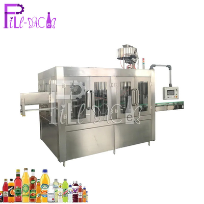 Monoblock洗浄満たおおう機械CGF32-32-10プラスチックびんジュースの熱い充填機/装置