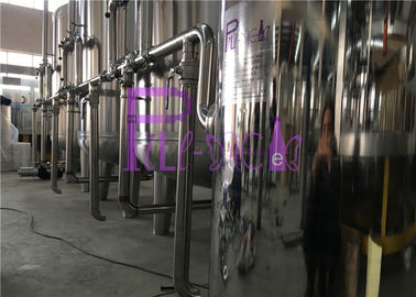 紫外線滅菌装置のステンレス鋼水貯蔵タンクが付いているミネラルろ過水処理システム