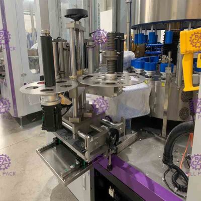 シャンペンのガラス ビンの分類機械産業手動ラベル機械