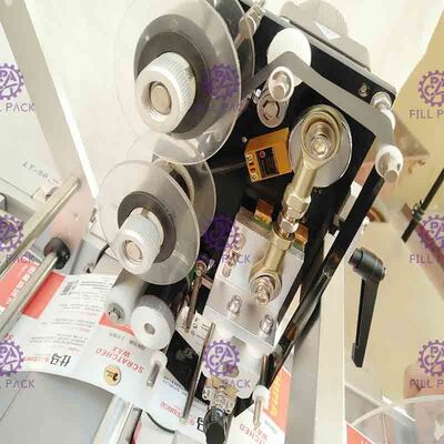 付着力の丸ビン分類機械半自動びんのラベラー