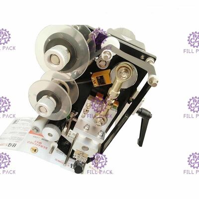 日付のコーディング プリンターが付いているステッカーのラベルのための半自動びんの分類機械