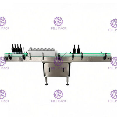 円形のガラス瓶の自動分類機械高速ぬれた接着剤