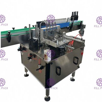 円形のガラス瓶の自動分類機械高速ぬれた接着剤