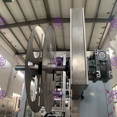 二重ヘッド袖の分類システムが付いているフル オートのびんの収縮の分類機械