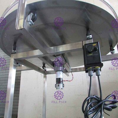 水生産ラインのための半自動ガラス ビンの分類機械回転式タイプ