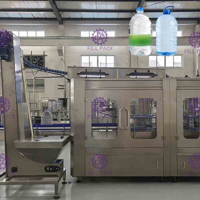 3L / 1つの製造設備/植物/機械/システム/ラインに付き5L/10L天然水のプラスチックびん2つ