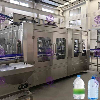 3L / 1つの生産設備/植物/機械/システム/ラインに付き5L/10L天然水のプラスチックびん2つ