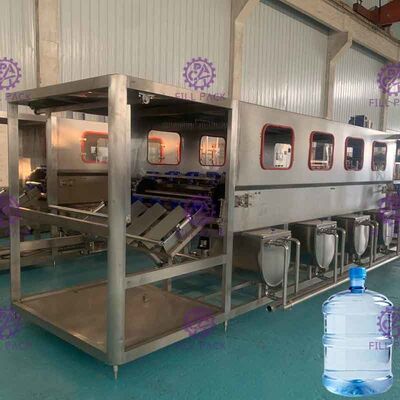 ガロンのびんのシーリング機械が付いている 1 つの水満ちるラインに付き自動 3 つ 600 の Barrel/H