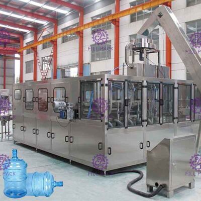 一体鋳造PLC 5ガロン水充填機ベルトのおおう機能