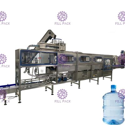 200BPH 1 つの構造に付き線形 5 ガロン水バレルの満ちるシステム 3 つ