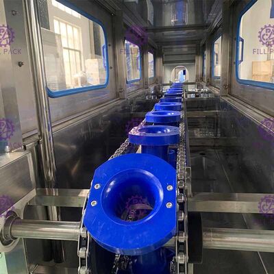 200BPH 1 つの構造に付き線形 5 ガロン水バレルの満ちるシステム 3 つ