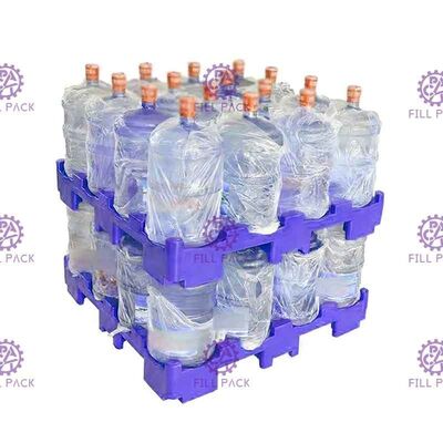 カスタマイズされる5ガロンの水差しのための5つの層の最下のリサイクルされたプラスチック パレットを着色しなさい