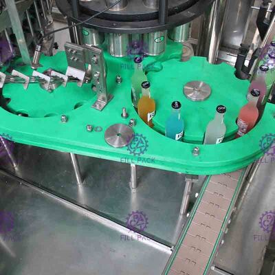 3つ引張環の帽子が付いている1つの一体鋳造のガラス ビンの炭酸飲み物の充填機に付き