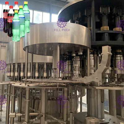 DCGF40-40-12はプラスチックねじ帽子ペットびんのための飲み物の充填機を炭酸塩化した