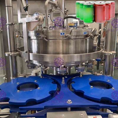2 つプラスチック缶のための 1 つの 모노 블록 のびんの充填機に付き
