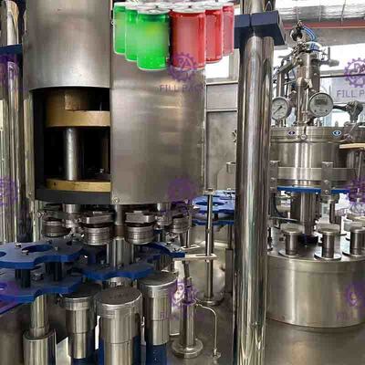 密集した液体のパッキング10000CPH 6頭部の自動缶のSeamer