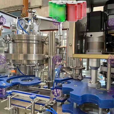 高速飲料ジュースは充填機、自動缶のシーリング装置できます