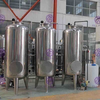 飲料水のための自動ステンレス鋼10000LPH UFの水処理システム