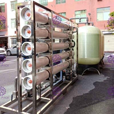 運転される10000L/H逆浸透ROの処置機械電気