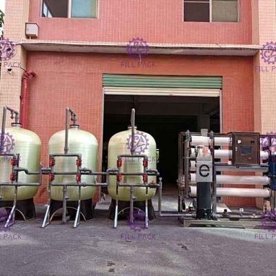 運転される10000L/H逆浸透ROの処置機械電気