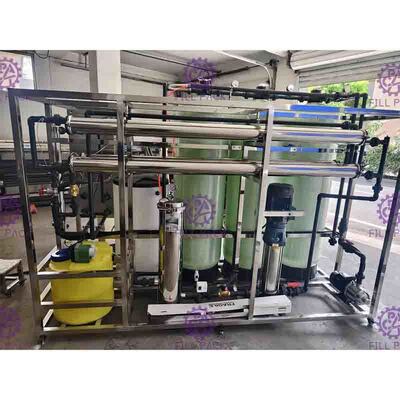 ペットボトル ウォーターの生産ラインのための小さいタイプ ガラス繊維水 RO システム