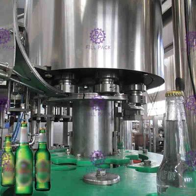 NANQING弁が付いている330mlガラス ビンのキャップ ビール充填機