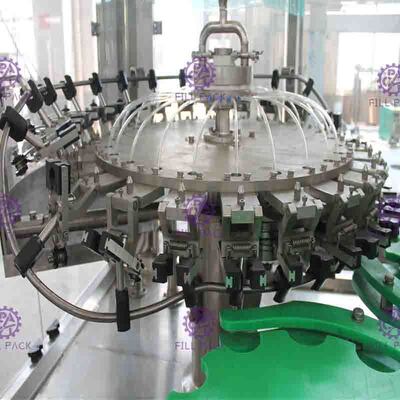 1 台のガラス ビン ビール洗浄の満ちるシーリング機械に付き 3 台、びんビール満ちるライン