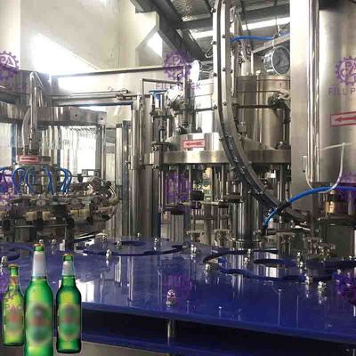 無菌 모노 블록 ビール充填機の炭酸塩化された飲み物のびんの注入口機械