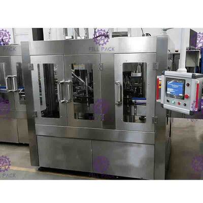 3 つフル オートマチック PLC 制御を用いる 1 つのガラス ビンの飲料水の満ちる植物に付き