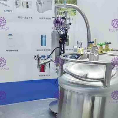 設置棚が付いているSUS304注入器Ln2の液体窒素のDoser