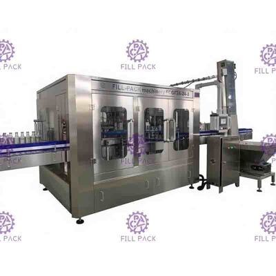 40 ガラス ビンの充填機 PLC 制御酢の生産ライン頭部