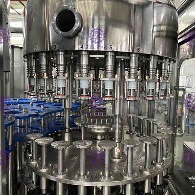 40 ガラス ビンの充填機 PLC 制御酢の生産ライン頭部