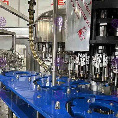 40 ガラス ビンの充填機 PLC 制御酢の生産ライン頭部
