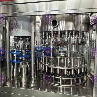 40 ガラス ビンの充填機 PLC 制御酢の生産ライン頭部