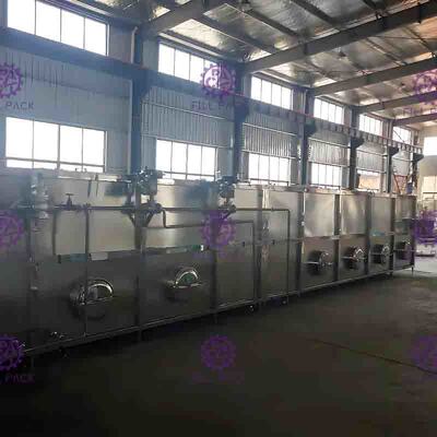 電気滅菌装置のびんのパッキング機械システム、工学プラスチック ベルトのリサイクル タンク システム