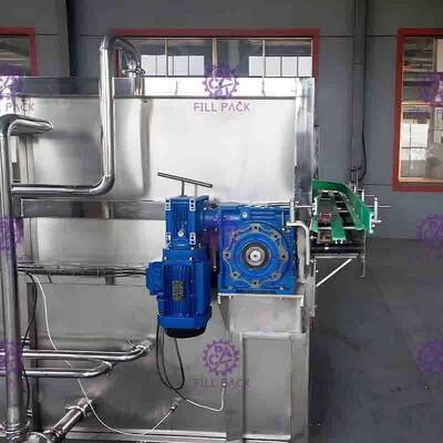 電気滅菌装置のびんのパッキング機械システム、工学プラスチック ベルトのリサイクル タンク システム