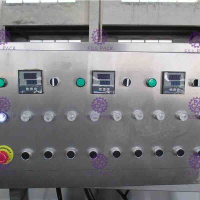 非炭酸飲料のためのSectionalized 500mlのびんのパッキング機械滅菌装置
