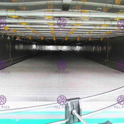 非炭酸飲料のためのSectionalized 500mlのびんのパッキング機械滅菌装置