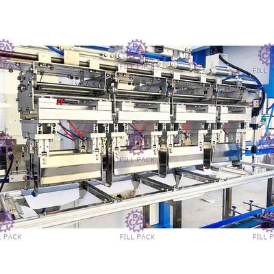 熱い接着剤のびんの箱の包装業者機械自動連続的な供給