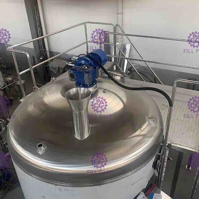 速度の調節可能なモーターを搭載する清涼飲料の加工ライン建物のための2000L単層タンク
