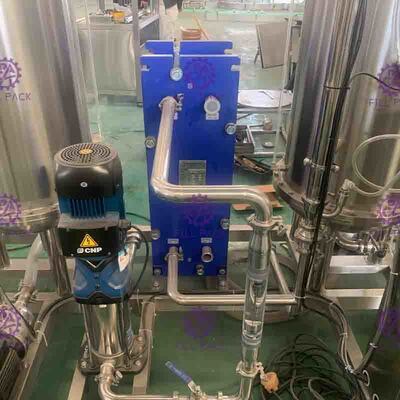 3000L 3はコークスのコーラの清涼飲料の加工ラインのための炭酸飲み物のミキサーをタンクに入れぶ