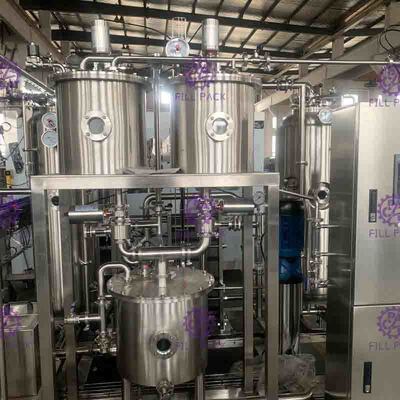 自動清涼飲料の加工ライン高い発電の炭酸水・の二酸化炭素のミキサー 6000L/H