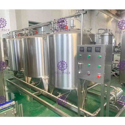 500L タンクが付いている CIP のクリーニング システム清涼飲料の加工ライン半自動車