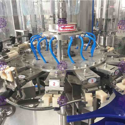 1つの一体鋳造のガスの飲み物の飲料水ワイン・ボトルの充填機/装置/植物/Systに付きペット プラスチック ガラス3つ