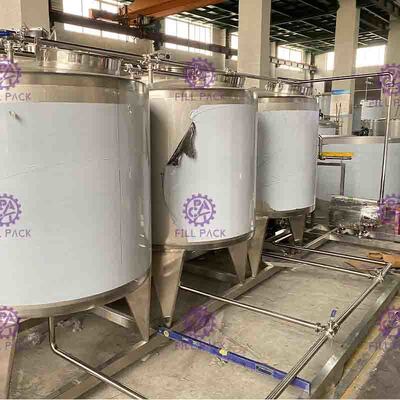 飲料の茶3000L/Hジュースの準備装置の植物システムは風味を付けられたLitchiを混ぜた